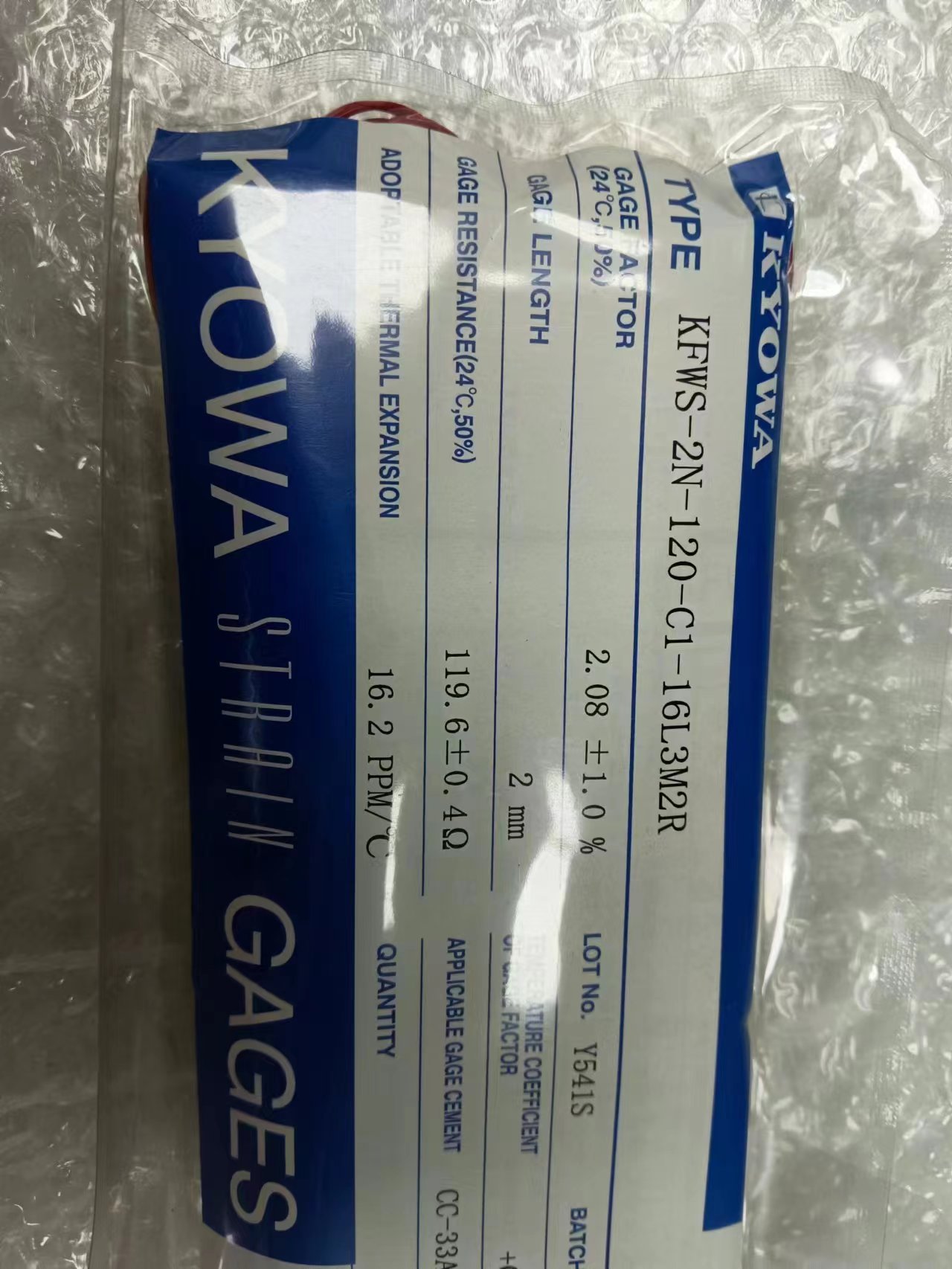 凭感觉推荐KYOWA共和防水应变片 KFWS-2N-120-C1-16L3M2R