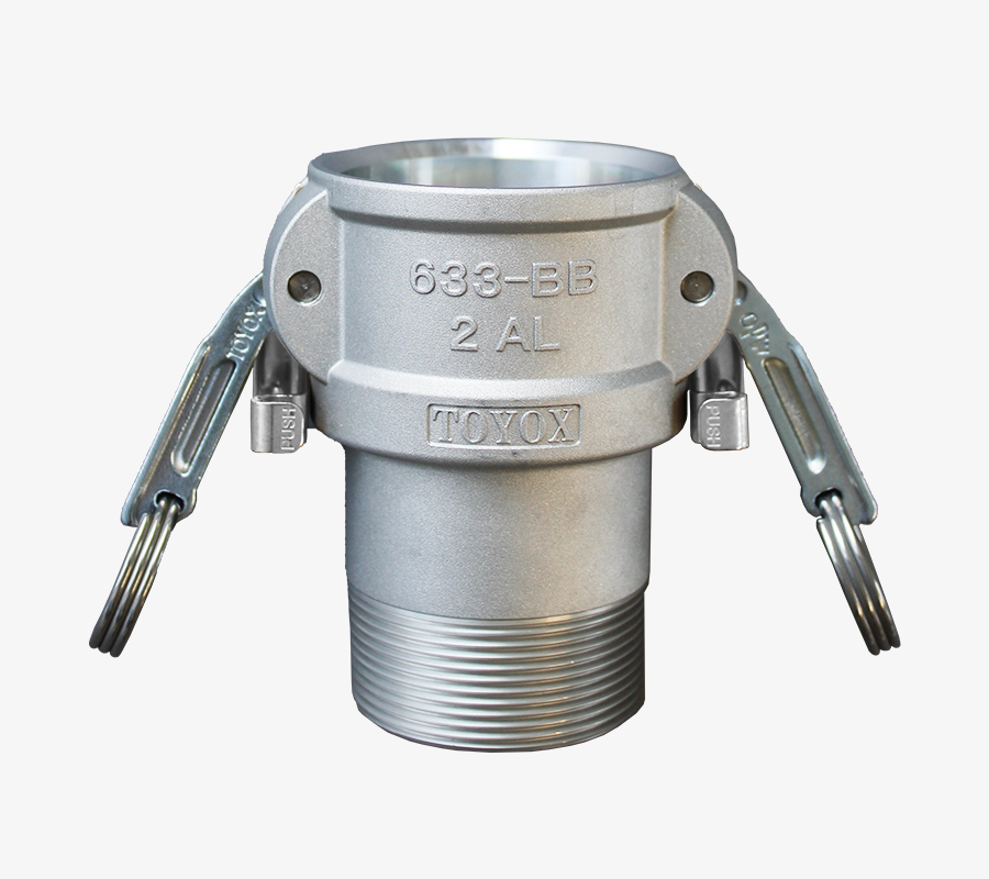 日本原装进口TOYOX东洋克斯KAMLOK耦合器外螺纹633-BB4AL