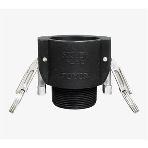 日本原装进口TOYOX东洋克斯KAMLOK耦合器外螺纹633-BBL-PP