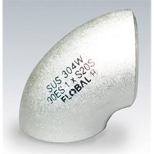 FLOBAL福禄伯乐不锈钢焊接接头短弯头B-90E(S)-20S-2”1/2