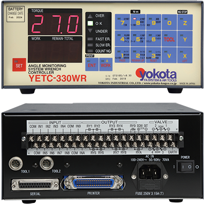日本YOKOTA横田 气动系统扳手（带角度传感器） YETC-330WR