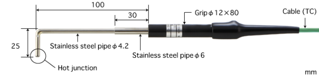 ANRITSU安立计器K型热电偶CS-13K-010-1-TC1-ANP