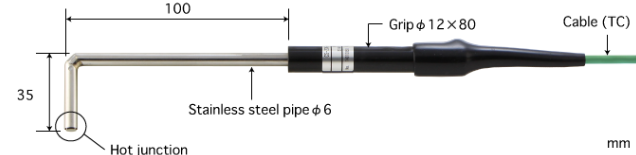 ANRITSU安立计器K型热电偶CS-73K-010-1-TC1-ANP