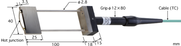 ANRITSU安立计器E型热电偶TH-11E-010-1-TC1-ANP