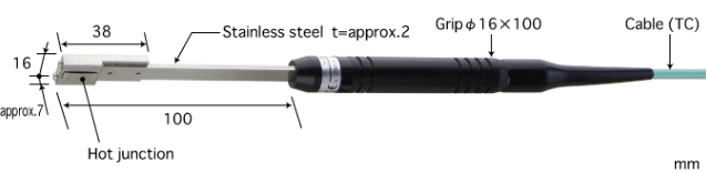 ANRITSU安立计器K型热电偶TH-14K-010-1-TC1-ANP