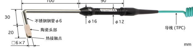 ANRITSU安立计器K型热电偶S-423K-01-1-TPC1-ANP