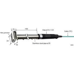 ANRITSU安立计器K型热电偶619K-010-TC1-ANP ANRITSU安立计器K型热电偶619K-010-TC1-ANP