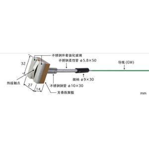 ANRITSU安立计器内藏磁铁型表面温度传感器K型热电偶MG-64K-GW1-ANP ANRITSU安立计器内藏磁铁型表面温度传感器K型热电偶MG-64K-GW1-ANP