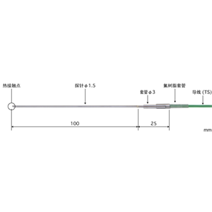 ANRITSU安立计器内藏磁铁型表面温度传感器K型热电偶BS-11K-010-TS1-ANP ANRITSU安立计器内藏磁铁型表面温度传感器K型热电偶BS-11K-010-TS1-ANP