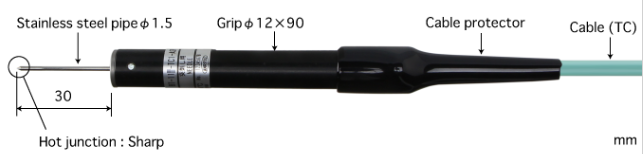 ANRITSU安立计器刺入型温度传感器K型热电偶BT-22K-TC1-ANP