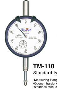 TECLOCK得乐0.01毫米表盘指示器TM-110