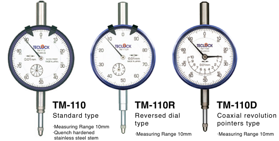 TECLOCK得乐0.01毫米表盘指示器TM-110D