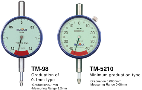 TECLOCK得乐一次革命式百分表TM-98