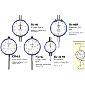 TECLOCK得乐0.1毫米表盘指示器TM-91 TECLOCK得乐0.1毫米表盘指示器TM-91