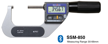 TECLOCK得乐蓝牙数字千分尺SSM-850