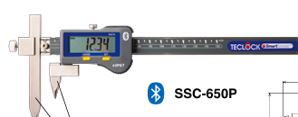 TECLOCK得乐蓝牙数字音高卡尺SSC-650P