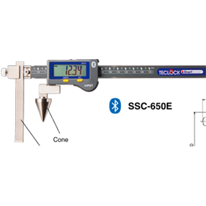 TECLOCK得乐蓝牙数字音高卡尺SSC-650E TECLOCK得乐蓝牙数字音高卡尺SSC-650E