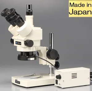 日本原装MEIJI明治 带环形 LED 照明的变焦三目体视显微镜EMZ-5TRH-P/10/964