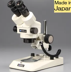 日本原装MEIJI明治 带表自由基/透射 LED 照明的变焦双目体视显微镜 EMZ-5HPLS-2/10