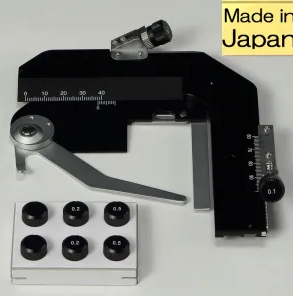 日本原装MEIJI明治 带点计数器的机械载物台MA945/05
