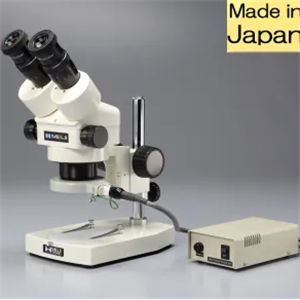 日本原装MEIJI明治 带环形荧光照明的变焦双目体视显微镜 EMZ-5HP/10/305