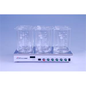 日本原装NISSIN日伸理化 单反应/联锁数字显示 2L×6 排搅拌器SW-D600W