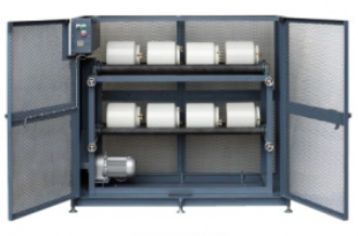 日本NITTO KAGAKU日陶科学 8台锅磨回转台（带安全罩） NT-8S