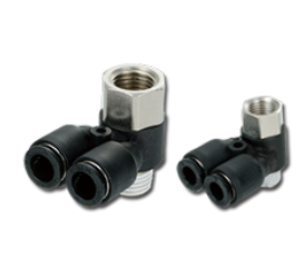 台湾CHELIC气立可 P 型回转双接头 SQKP