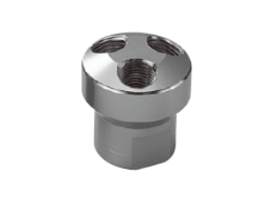 台湾CHELIC气立可 丸型三通底座 SMV-3Y