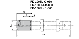 FUJILATEX不二精器 防滴盖 FK-1008H-C-060