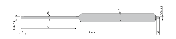 FUJILATEX不二精器 气体弹簧 FGS-15-20-BB