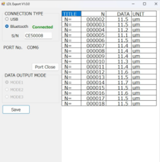 KETT凯特 PC 数据记录软件 LDL 导出