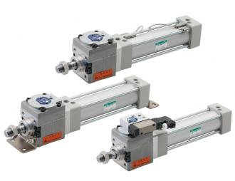 日本原装进口CKD喜开理 带制动拉杆型气缸JSG-V