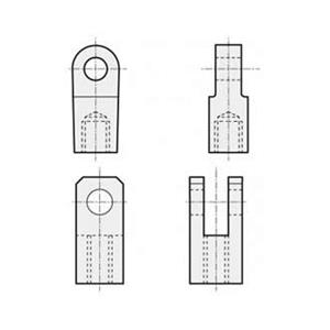 日本原装进口CKD喜开理 连接件Rod eye Clevis