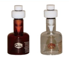 ASH理化制作所 高气密保存瓶 茶色 0.5mL