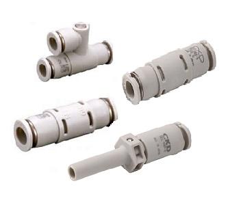 日本原装进口CKD喜开理 带快插接头快速排气阀QEL-※※P