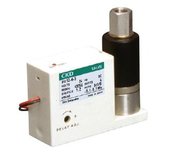 日本原装进口CKD喜开理 延迟真空电磁阀HVL