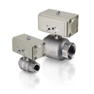 日本原装进口CKD喜开理 气控式球阀2・3通阀CHB