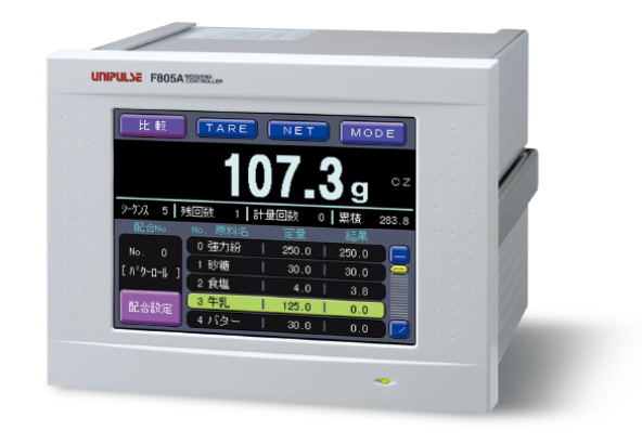 日本原装进口UNIPULSE尤尼帕斯 复合称重的称重指示器F805AT-FB