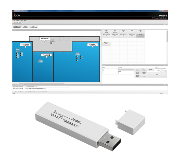 日本ICOM艾可慕 远程通讯器 IP100FS