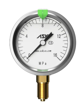 日本ASK 甘油压力表 OPG-AT-G1/4 -60-10MPa-B-CR
