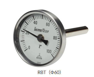 日本ASK 双金属温度计 NBT-WT -100 X 150