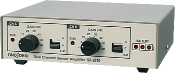 日本进口ONOSOKKI小野测器 2通道传感放大器 SR-2210