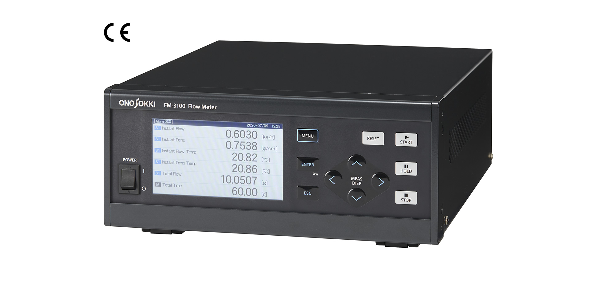 ONOSOKKI小野测器数显流量仪 FM-3100 高速输出