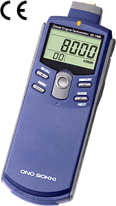 日本原装ONOSOKKI小野测器 手持式柴油发动机转速表 GE-1400