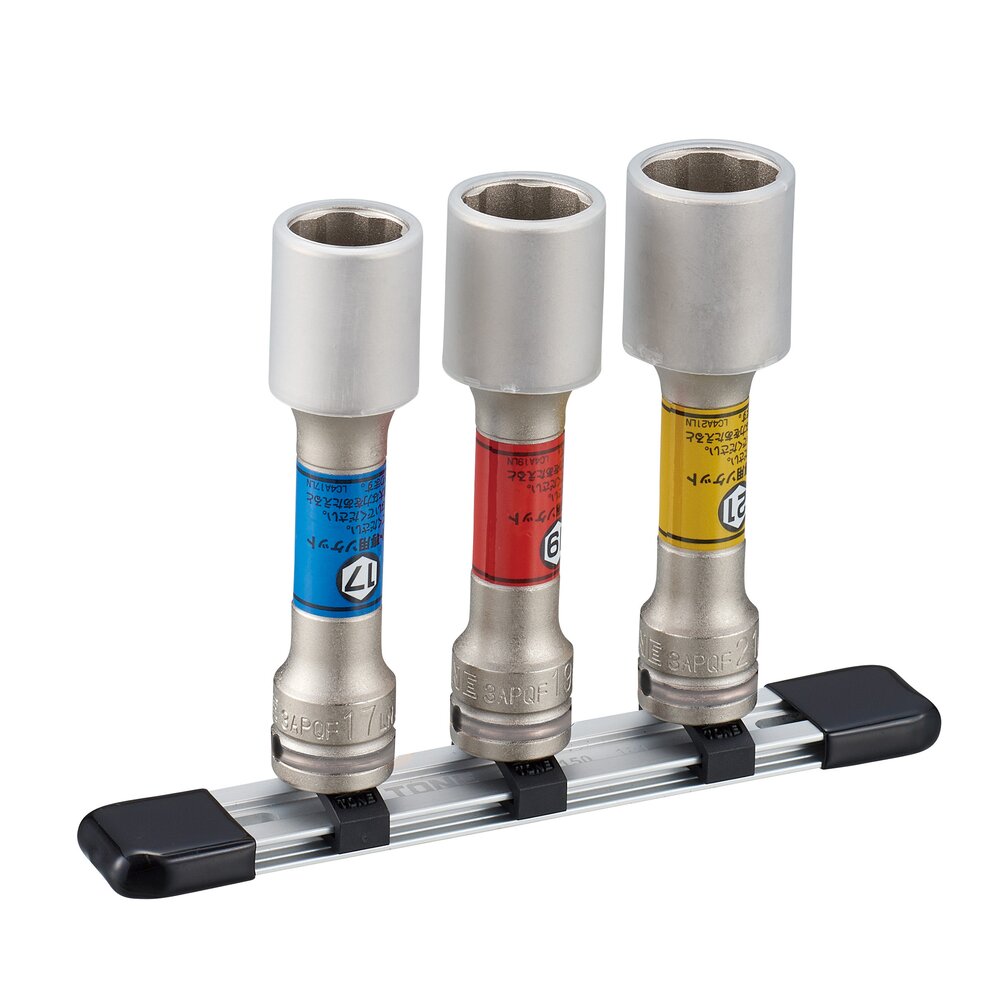 TONE前田 快速装配低矮长铝箔螺母套装带保护套HAPQF303LN