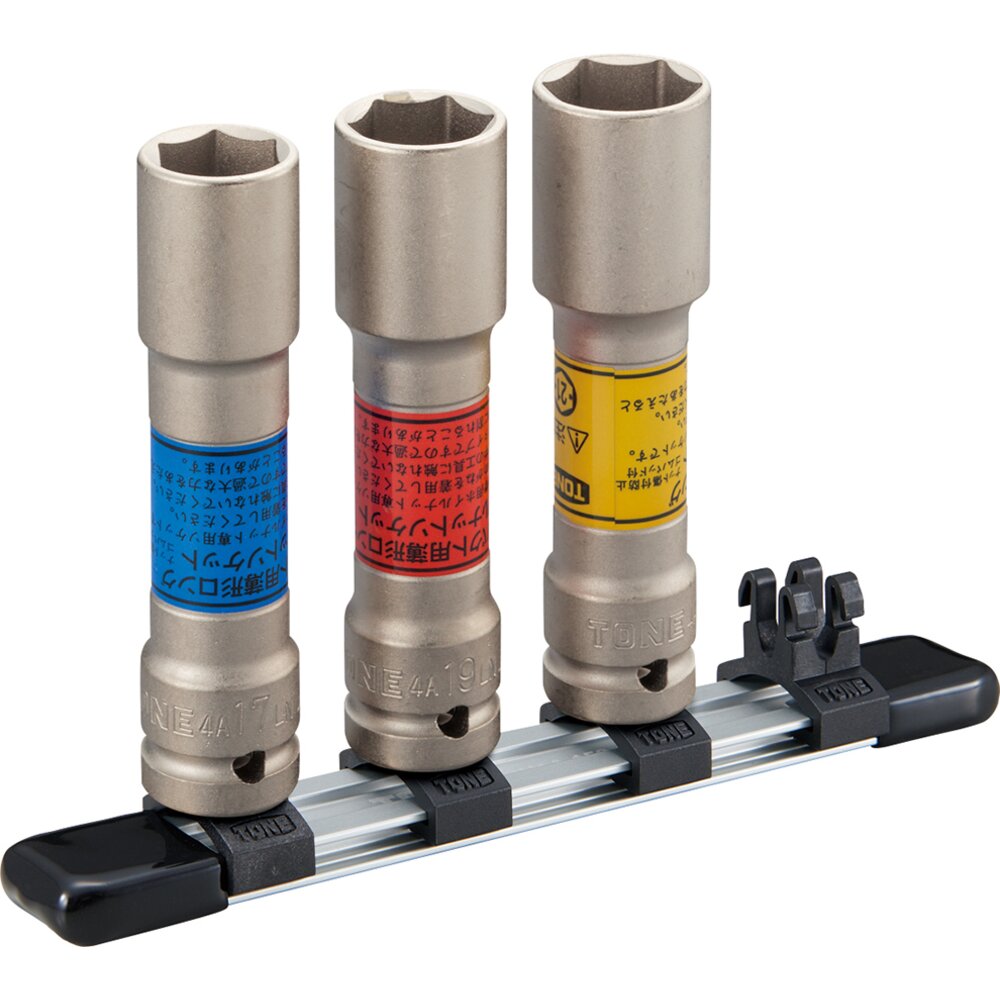 TONE前田 细型轮螺母长套筒套装用于冲击扳手HA403LN
