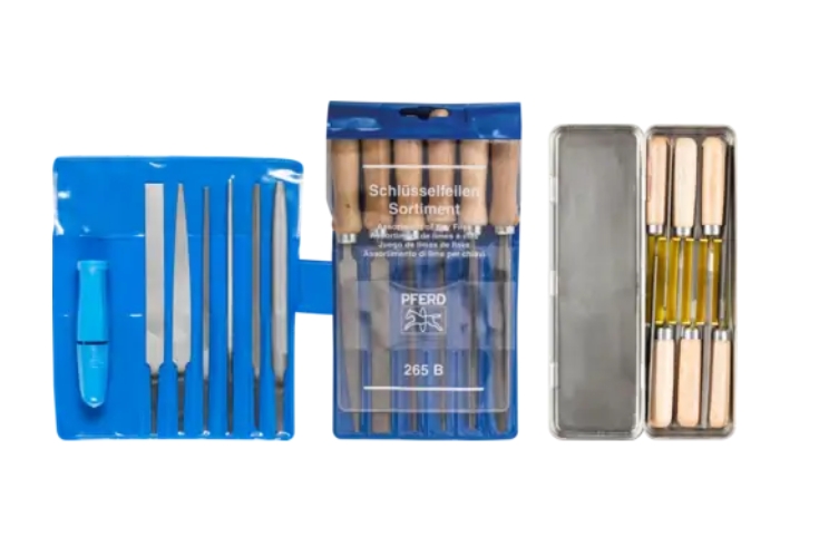 德国PFERD马圈带快速安装手柄的钥匙锉套装265 K 100 H2