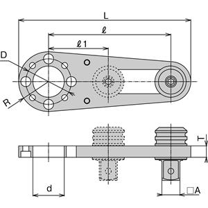 TONE前田 强力扳手反作用机600PNHS