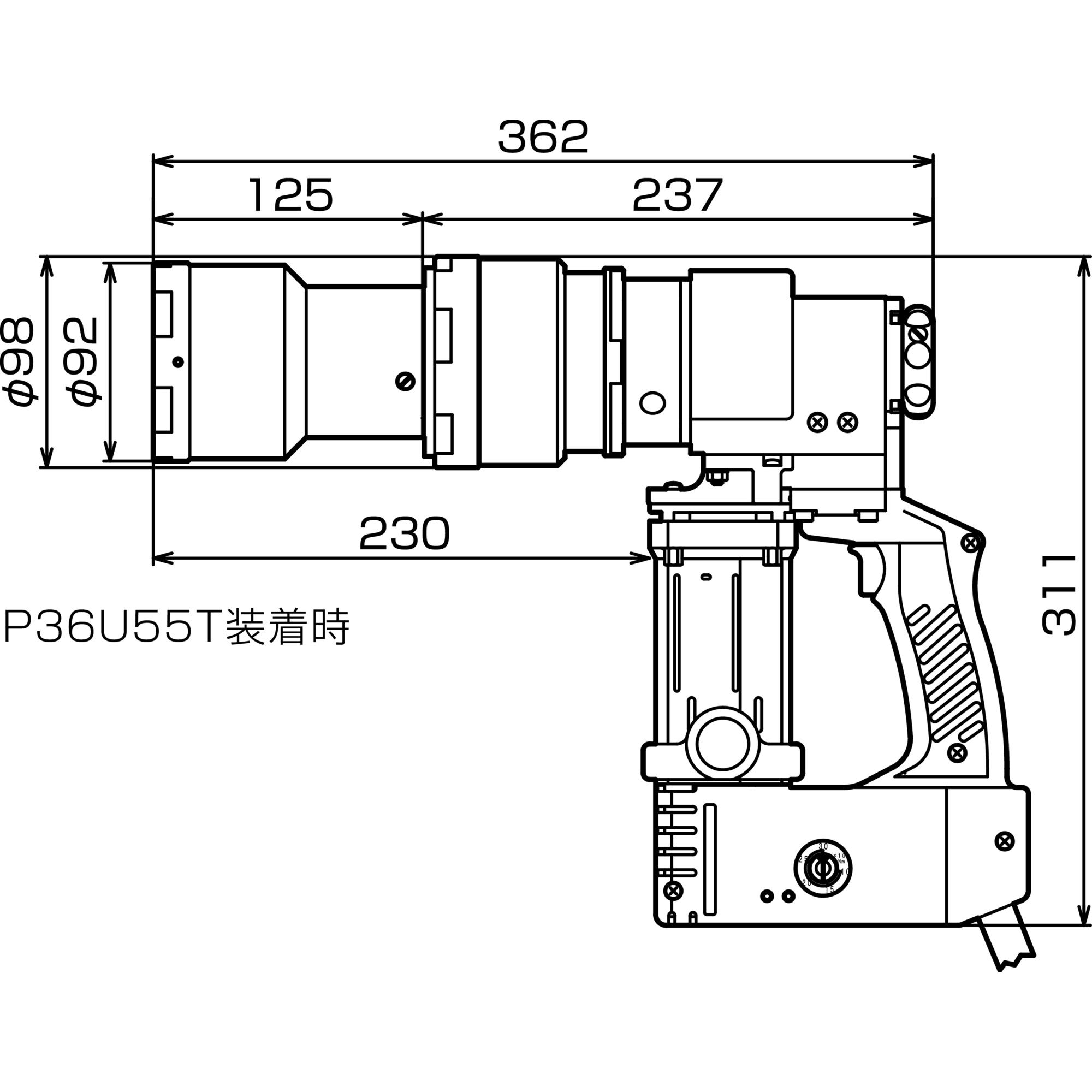 TONE前田 反应式垫圈扳手RWE361